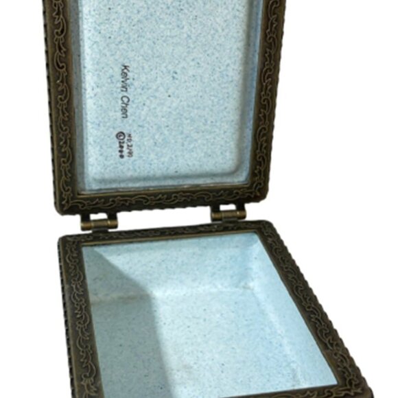 COPY - Vintage Kelvin Chen Van Gogh Stary Night Trinket Box - Picture 5 of 5